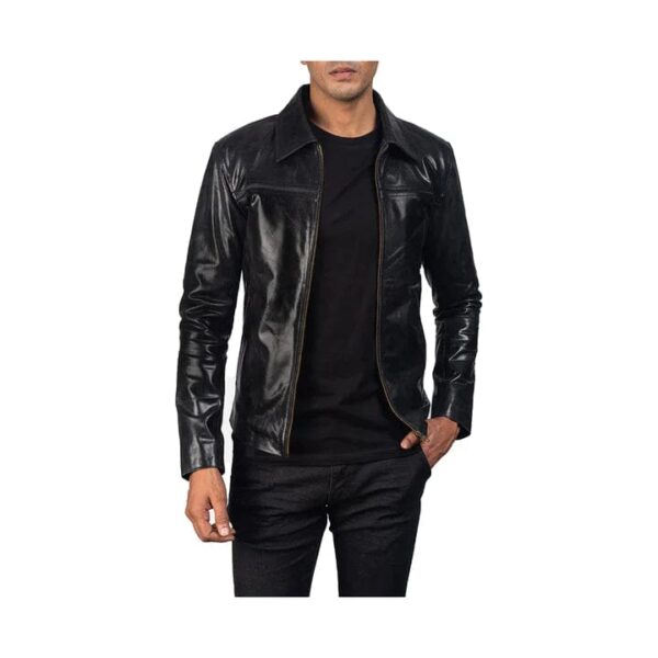 MAGICAL BLACK LEATHER JACKET​