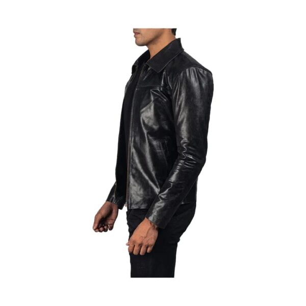 MAGICAL BLACK LEATHER JACKET​ - Image 4