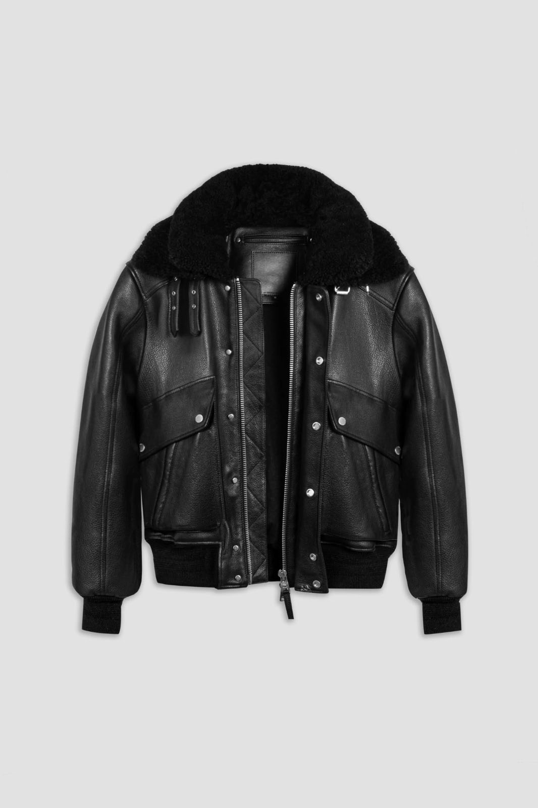 SKINS FIRE LEATHER JACKET