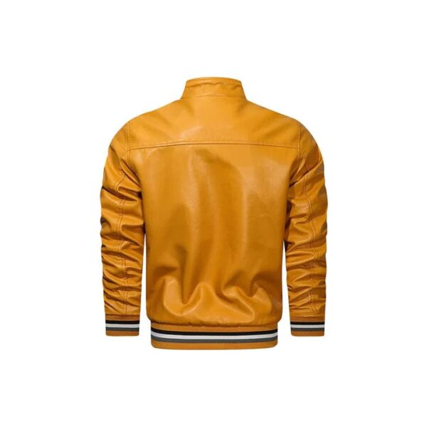 ROAD RACER MOTORCYCLE STREETWEAR ORIGINAL LEATHER JACKET​ - Image 2