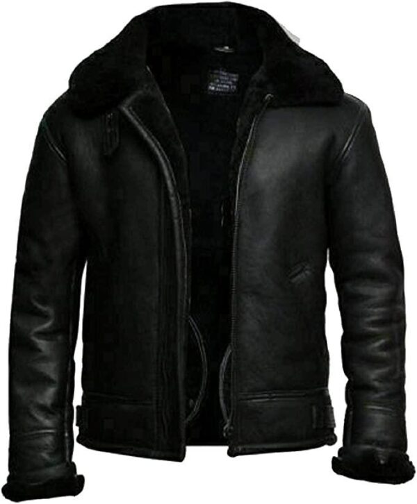 SHEEPSKIN LEATHER AND REAL SHEARLING FUR​