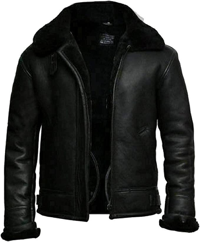 SHEEPSKIN LEATHER AND REAL SHEARLING FUR​