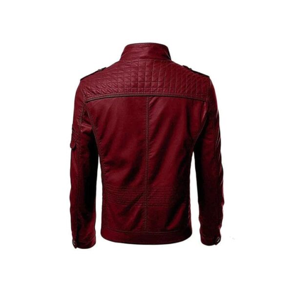 MENS MOTORCYCLE ORIGINAL LEATHER JACKET​ - Image 2