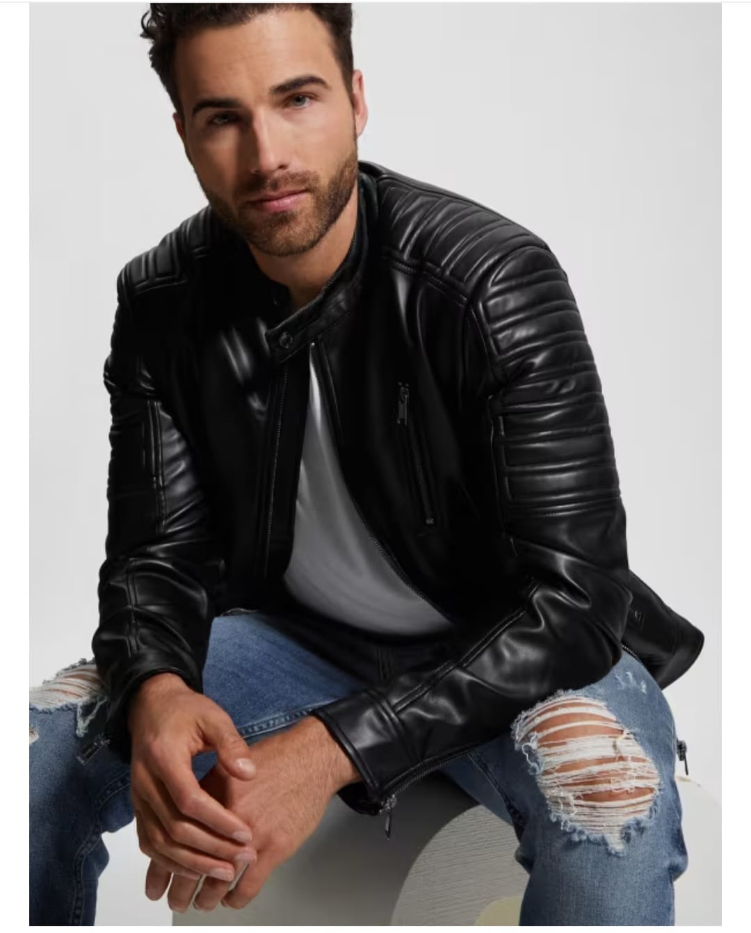 MEN DESIGNER LEATHER JACKET​