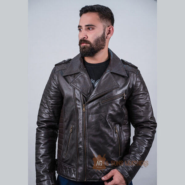 MAVERICK LEATHER BIKER JACKET