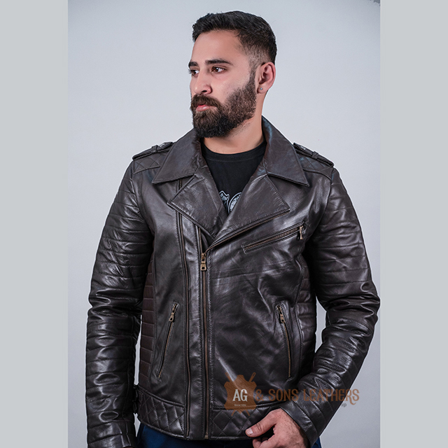 MAVERICK LEATHER BIKER JACKET