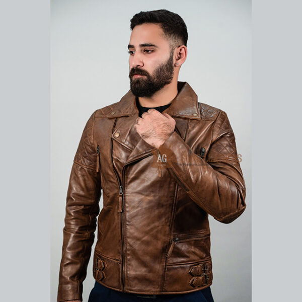 CLASSIC HERRITAGE MOTO LEATHER JACKET - Image 4