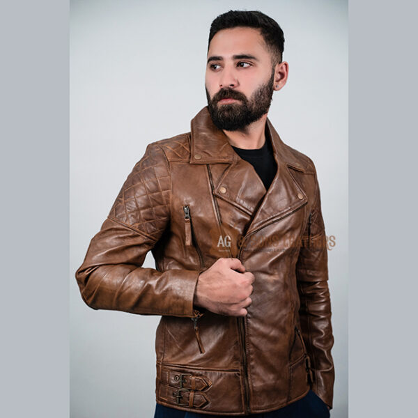 CLASSIC HERRITAGE MOTO LEATHER JACKET - Image 5