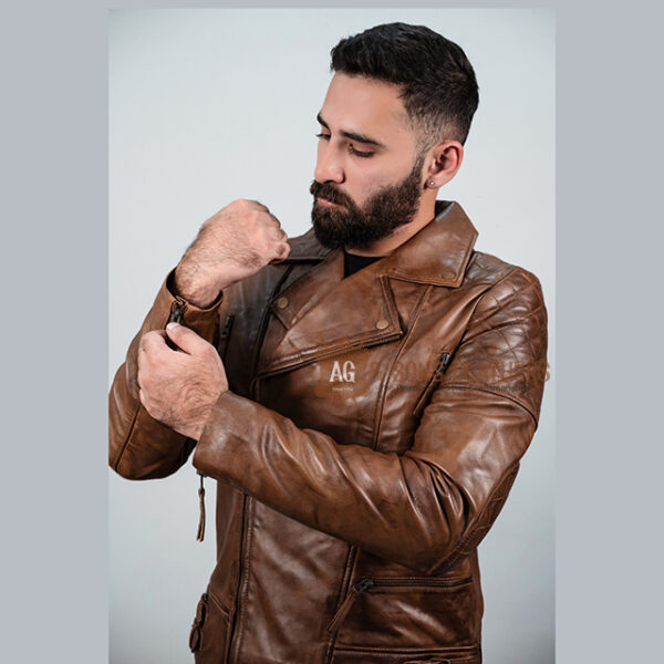 CLASSIC HERRITAGE MOTO LEATHER JACKET - Image 7