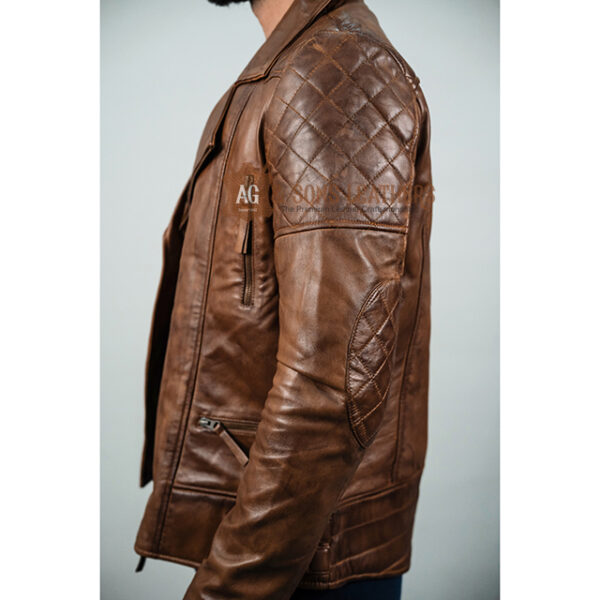 CLASSIC HERRITAGE MOTO LEATHER JACKET - Image 8