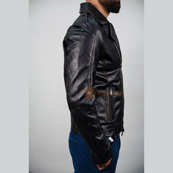 CHEVRON ELITE LEATHER JACKET - Image 5