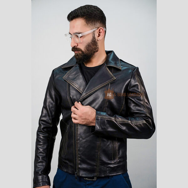 CHEVRON ELITE LEATHER JACKET - Image 10