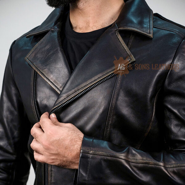 CHEVRON ELITE LEATHER JACKET - Image 7