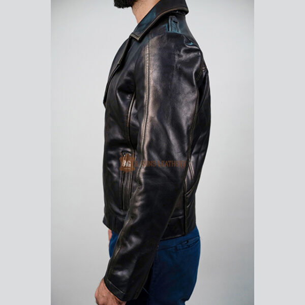 CHEVRON ELITE LEATHER JACKET - Image 8