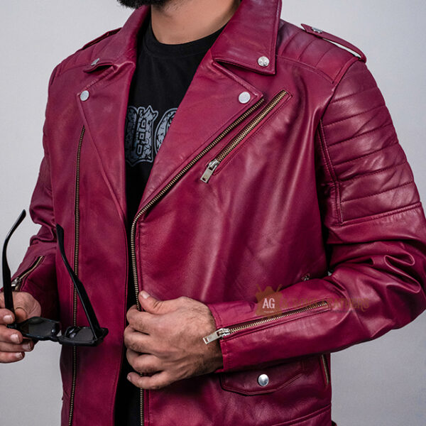 SCARLET RIDER LEATHER JACKET - Image 5
