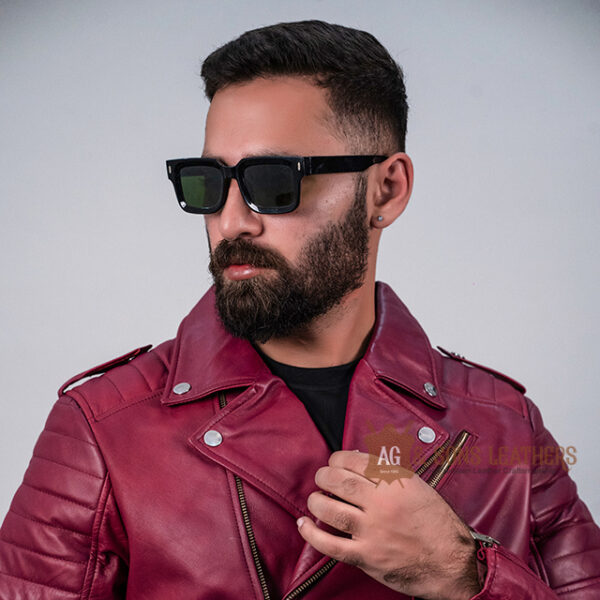 SCARLET RIDER LEATHER JACKET - Image 8