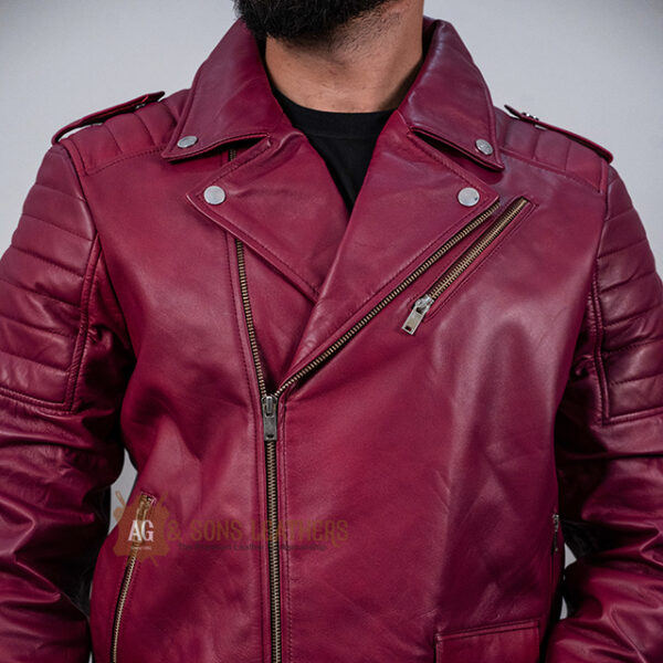 SCARLET RIDER LEATHER JACKET - Image 9