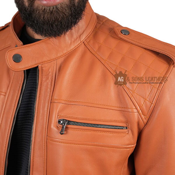 AMBER TRAIL LEATHER JACKET - Image 3