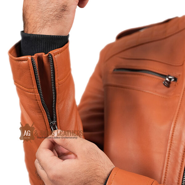 AMBER TRAIL LEATHER JACKET - Image 5