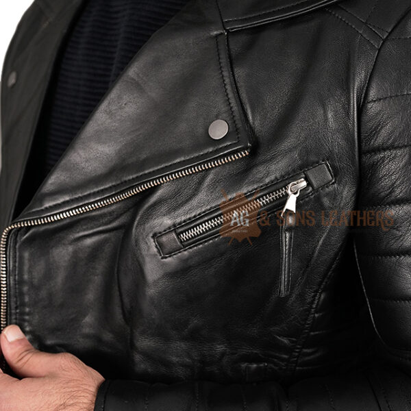 MID NIGHT XTREME RIDER PREMIUM LEATHER JACKET - Image 7