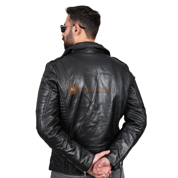 MID NIGHT XTREME RIDER PREMIUM LEATHER JACKET - Image 3