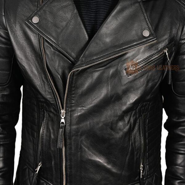 MID NIGHT XTREME RIDER PREMIUM LEATHER JACKET - Image 4