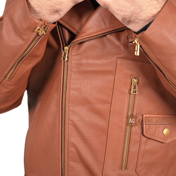THE BRAVADO LUXE LEATHER JACKET - Image 5