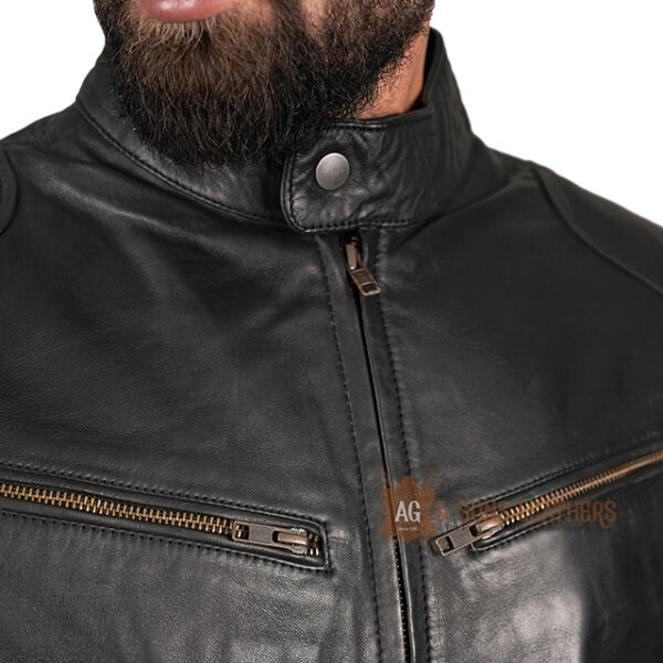 DARKSTORM AVENGER LEATHER JACKET - Image 6