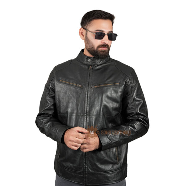 DARKSTORM AVENGER LEATHER JACKET - Image 2